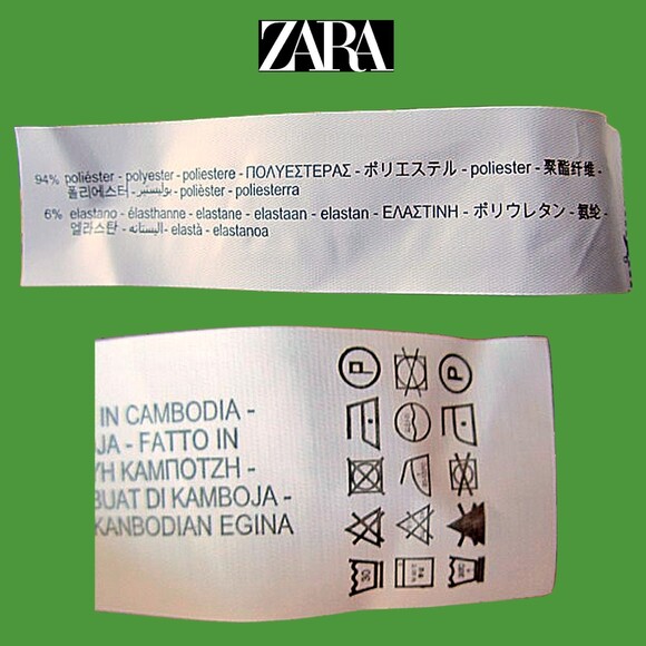 ZARA NEW Cheetah Contrast Pint Waistband Pull-On Legging M - Picture 10 of 11